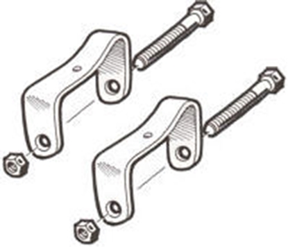 Picture of A5724A ~ Rear Spring Clamps Pair