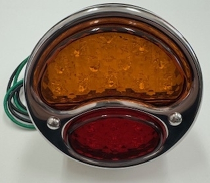 Picture of A13404LED6AL ~ Complete LED Tail Light - 6V Amber/Left