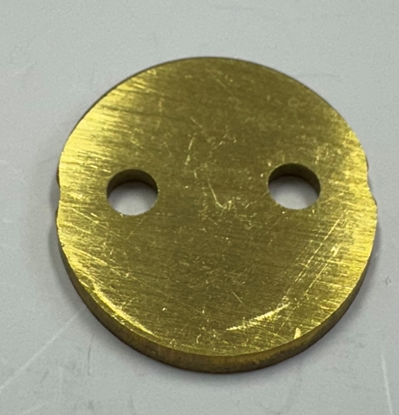 Picture of A9585 ~ Throttle Plate Brass