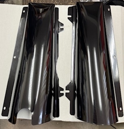 Picture of A016ABP ~ Engine Pans Pair Powder Coated Black